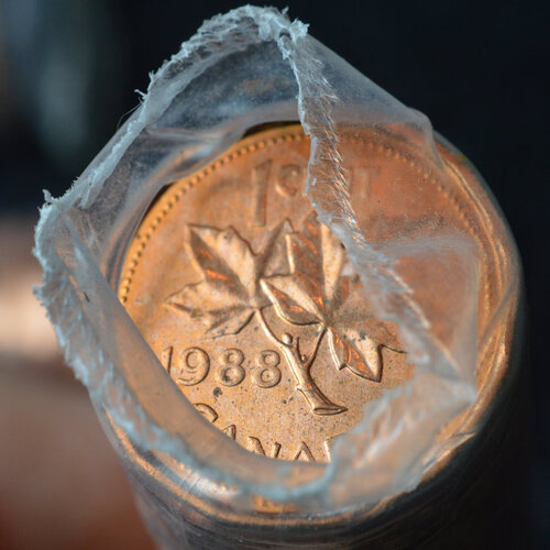 1988 Canada 1-Cent Original Roll - SCARCE