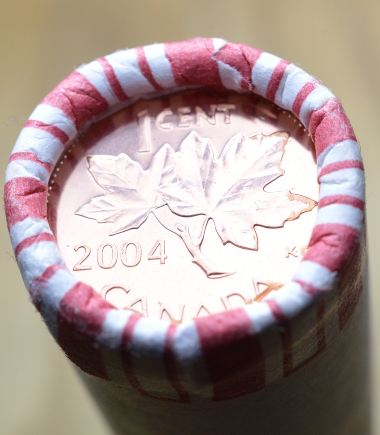 2004-P Canada 1-Cent Original Roll