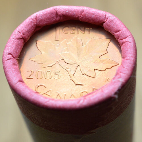 2005 Canada 1-Cent Original Roll - No P