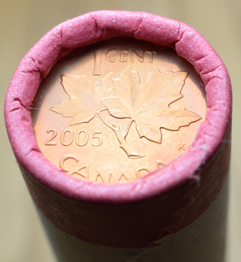 2005-P Canada 1-Cent Original Roll