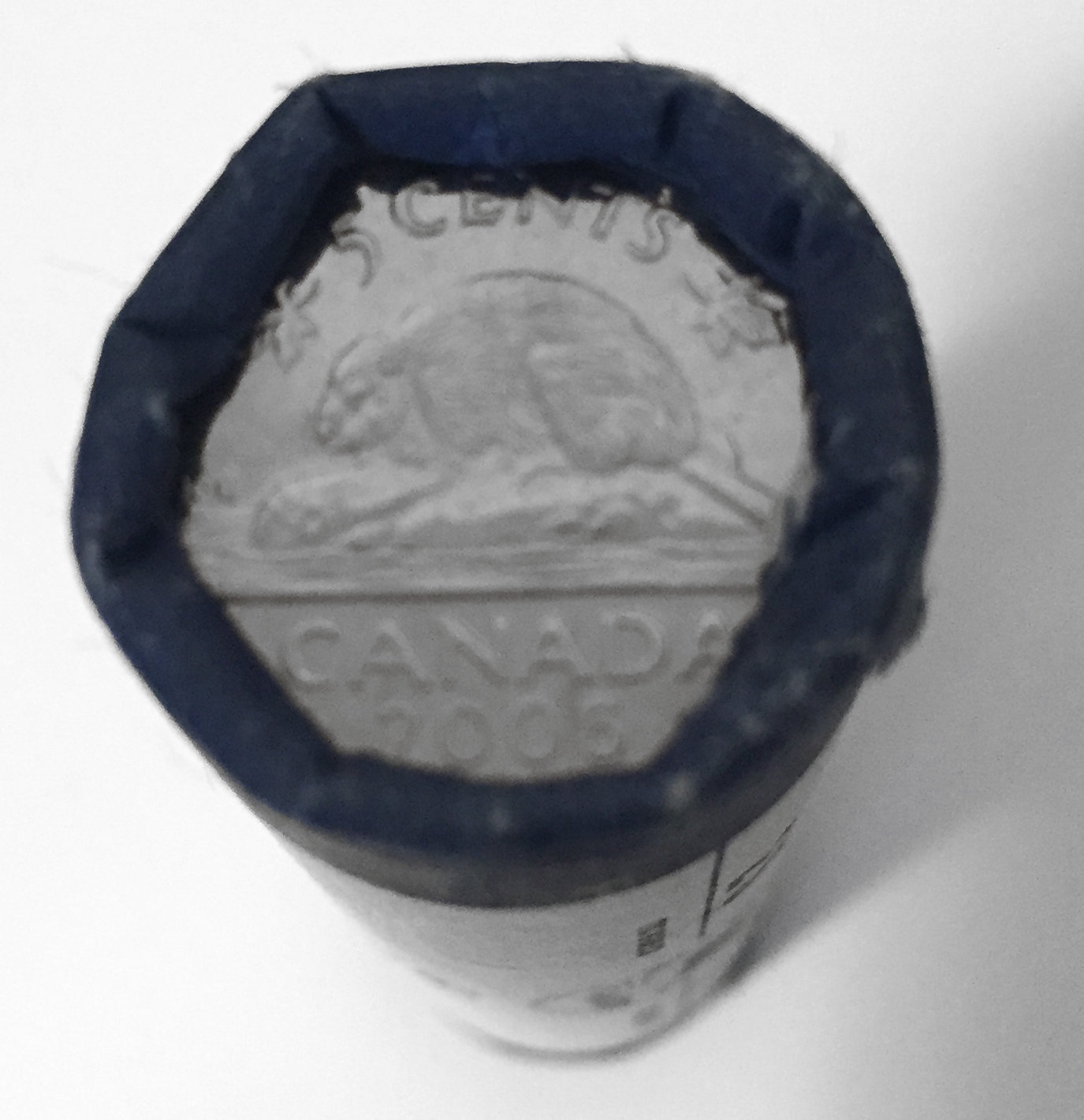 2006 No P "Logo" Canada 5-cent Paper-Wrapped Roll