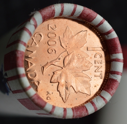 2006 Canada 1-Cent Logo Magnetic Original Roll