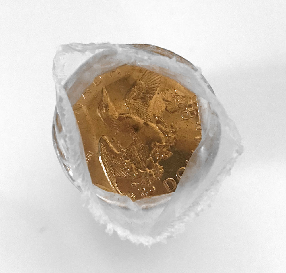 2008 Canada $1 1-dollar Original Roll - Olympic Lucky Loon