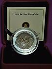 2010 Euoplocephalus Ankylosaurus Dinosaur Fossils of Canada Series Fine Silver Coin