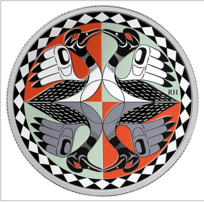 2012 Canada $1 Two Loons Pure Silver Coin