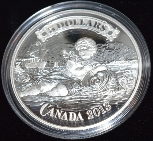 2013 Canada $5 Canadian Bank of Commerce Pure Silver Coin