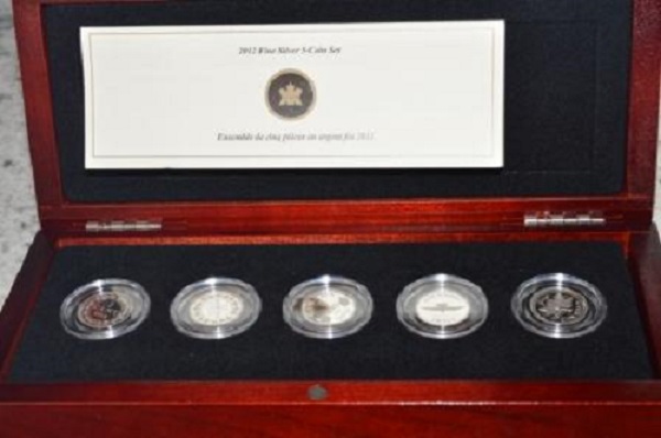 2012 Farewell to the Penny 5 Coin Fine Silver Set
