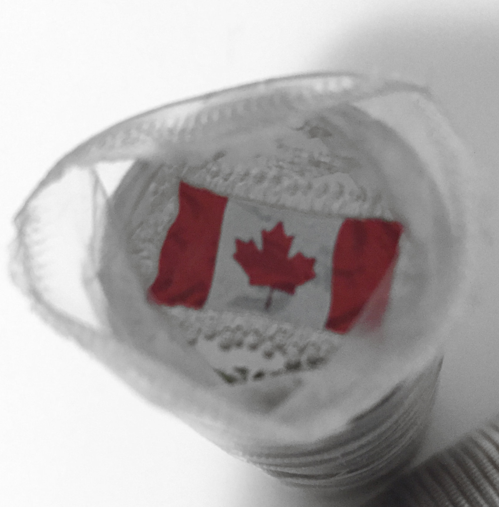 2015 Canada 25-cent Mixed Roll - Flag