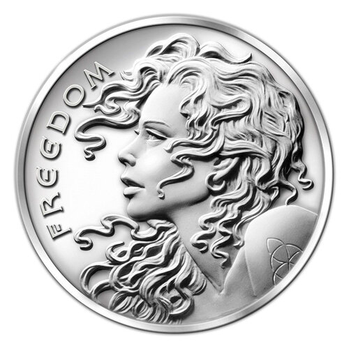 2013 SBSS Freedom Girl 0.999 1oz Fine Silver Round