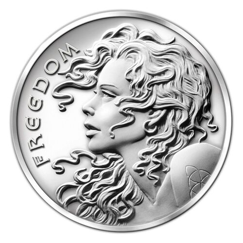 2013 SBSS Freedom Girl 0.999 2oz Fine Silver Round
