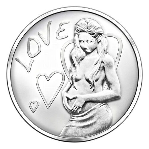 2013 SBSS Love 1oz 0.999 Fine Silver Round