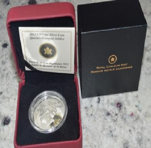 2012 Canada 1oz $20 Queen's Diamond Jubilee Ultra High Relief