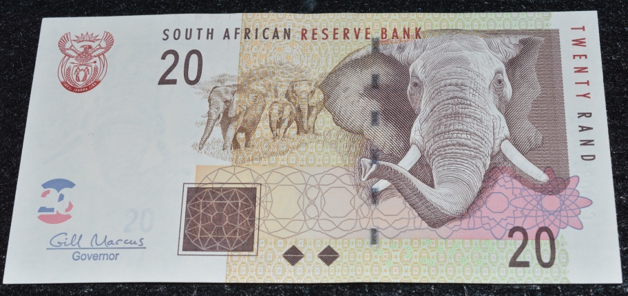 South Africa Twenty Rand Gill Marcus AU-UNC Banknote CP0035065B