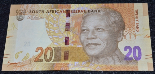 South Africa Mandela 2012 "AA" Prefix Twenty Rand UNC Banknote AA 4469035 B