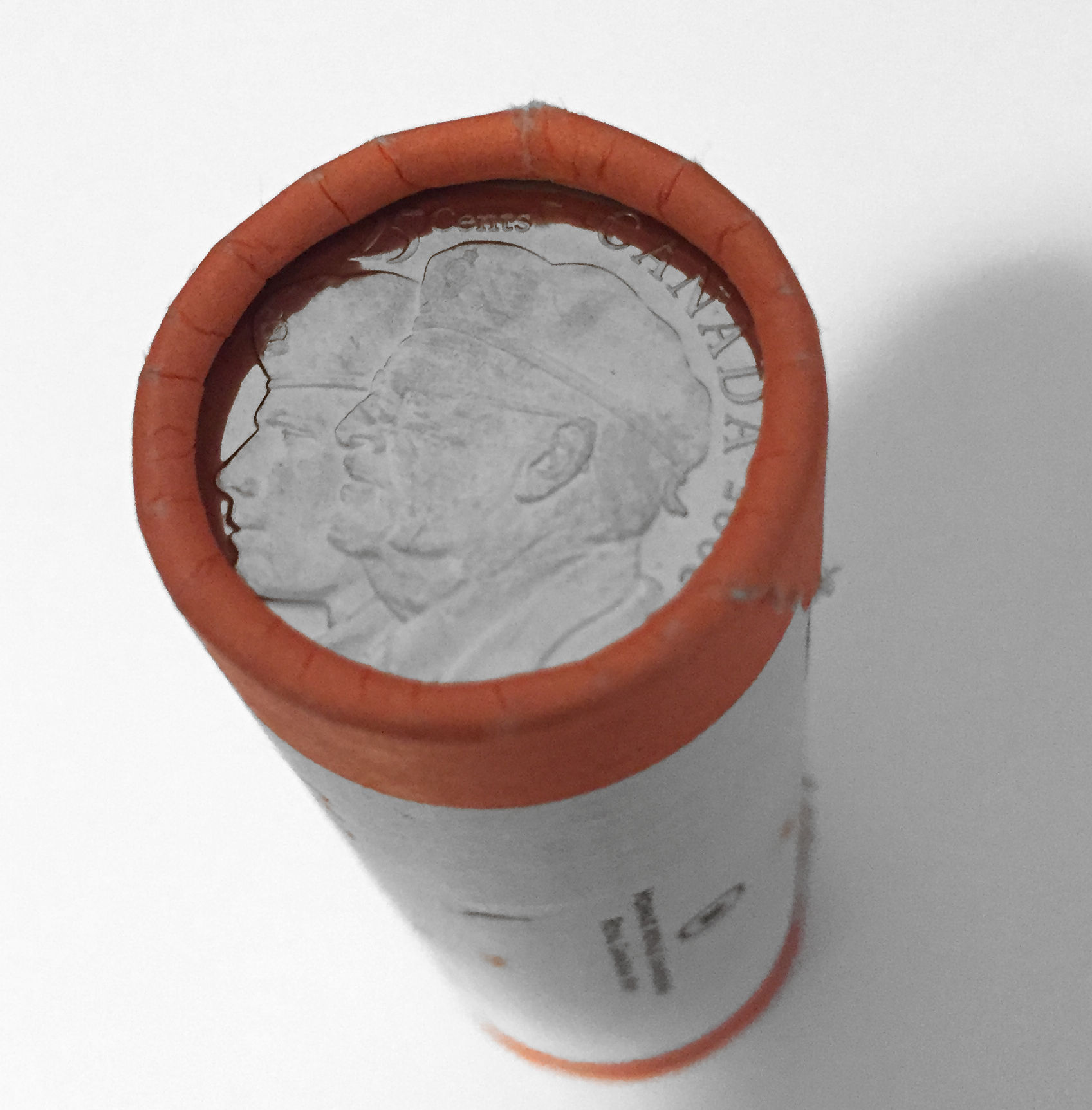 2005-P Canada 25-cent Original Roll - Veteran