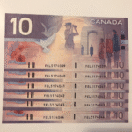 2001 $10 FEL Prefix Knight-Dodge BC-63b - 2 Consecutive UNC Notes (No Strip)