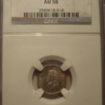 1915 Canada 5-cent NGC Graded AU-58 KEY DATE