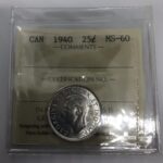 1940 Canada 25-Cent ICCS MS-60