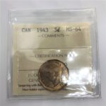1943 Canada 5-Cent ICCS MS-64