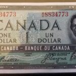 1954 $1 Devils Face M/A Prefix Beattie-Coyne BC-29b UNC