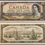 1954 $20 J/E Prefix Beattie-Coyne BC-41a UNC