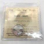 1967 Canada 10-Cent ICCS PL-65 Heavy Cameo