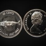 1967 Canada 10-cent BU Mackerel Centennial 0.800 Silver