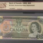 1969 $20 *EA Prefix Beattie-Rasminskly BCS AU-58 BC-50aA