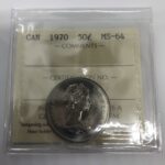1970 Canada 50-cent ICCS MS-64