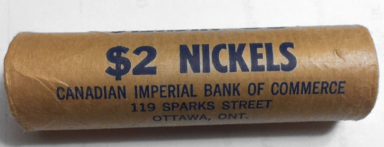 1970 Canada 5-cent OBW Roll