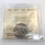1977 Canada 25-Cent ICCS MS-65