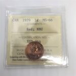 1979 Canada 1-Cent ICCS MS-66 Red NBU