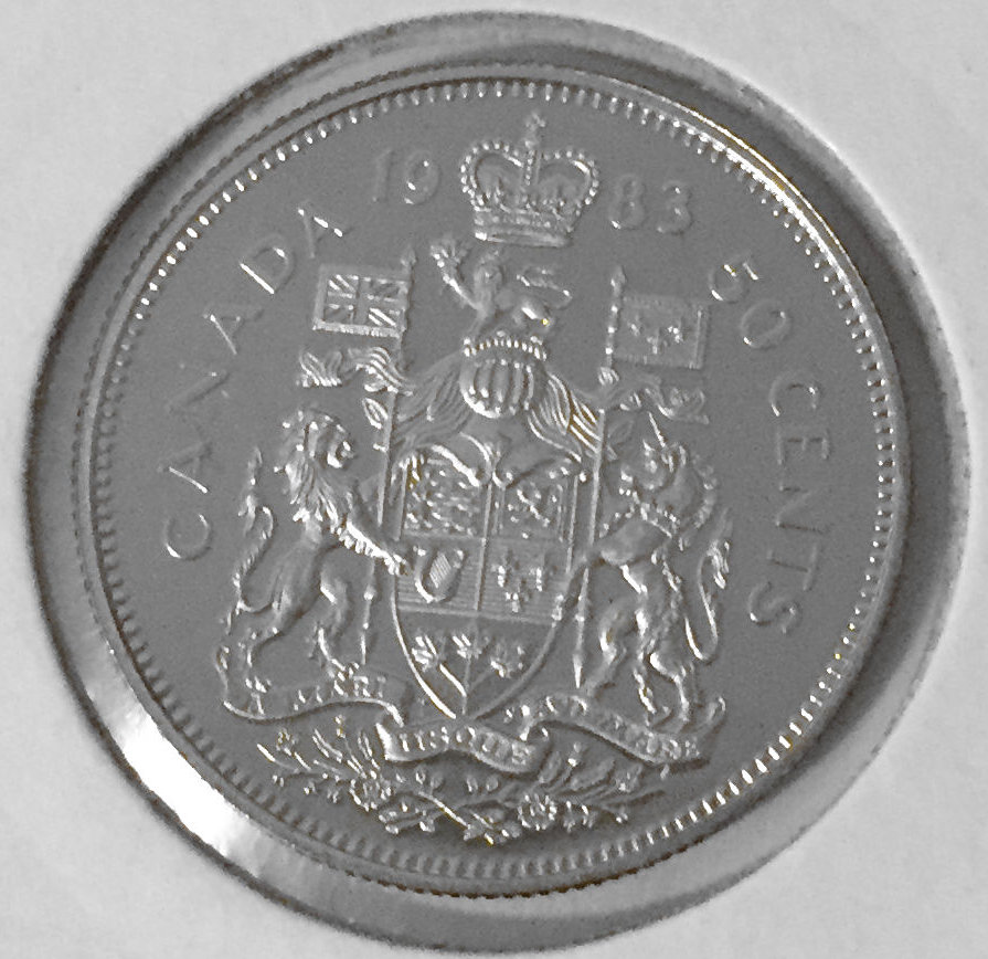 1983 Canada 50-cent Proof with Frosted Finish