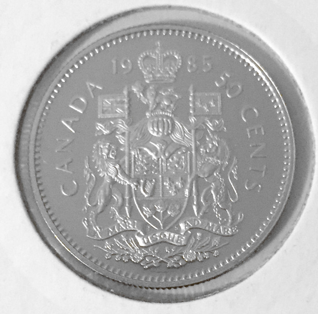 1985 Canada 50-cent Proof with Frosted Finish
