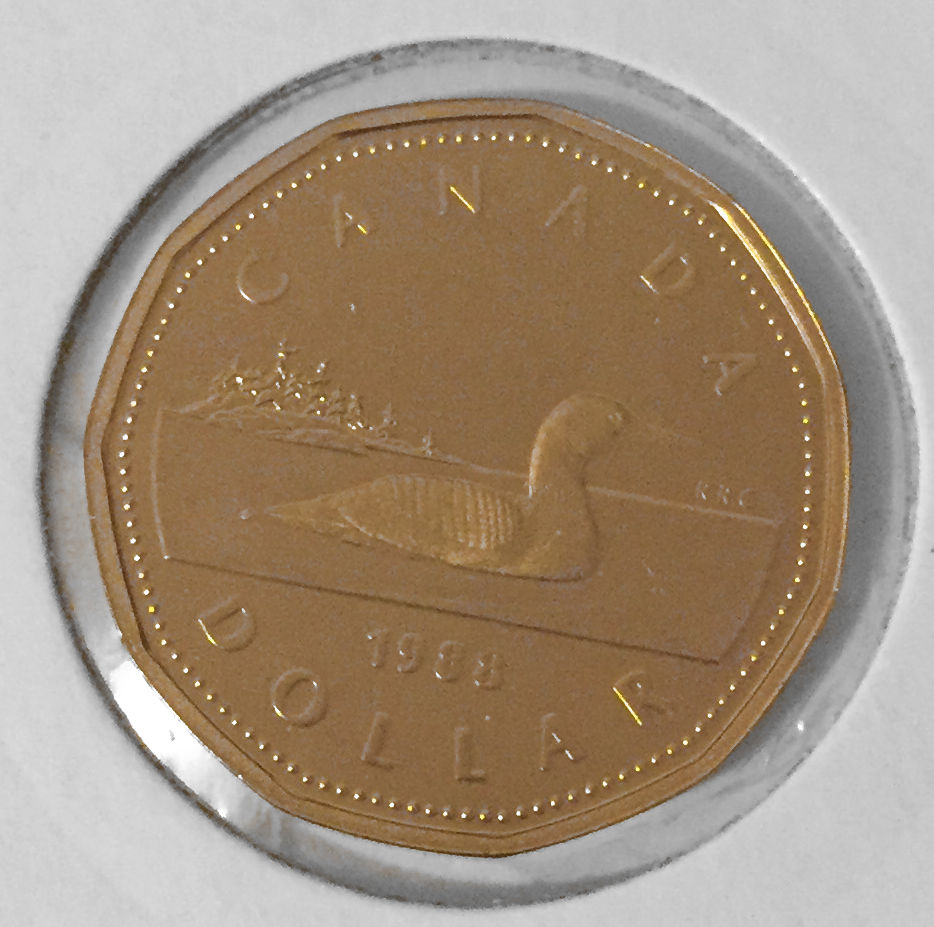 1988 Canada $1 1-dollar Proof