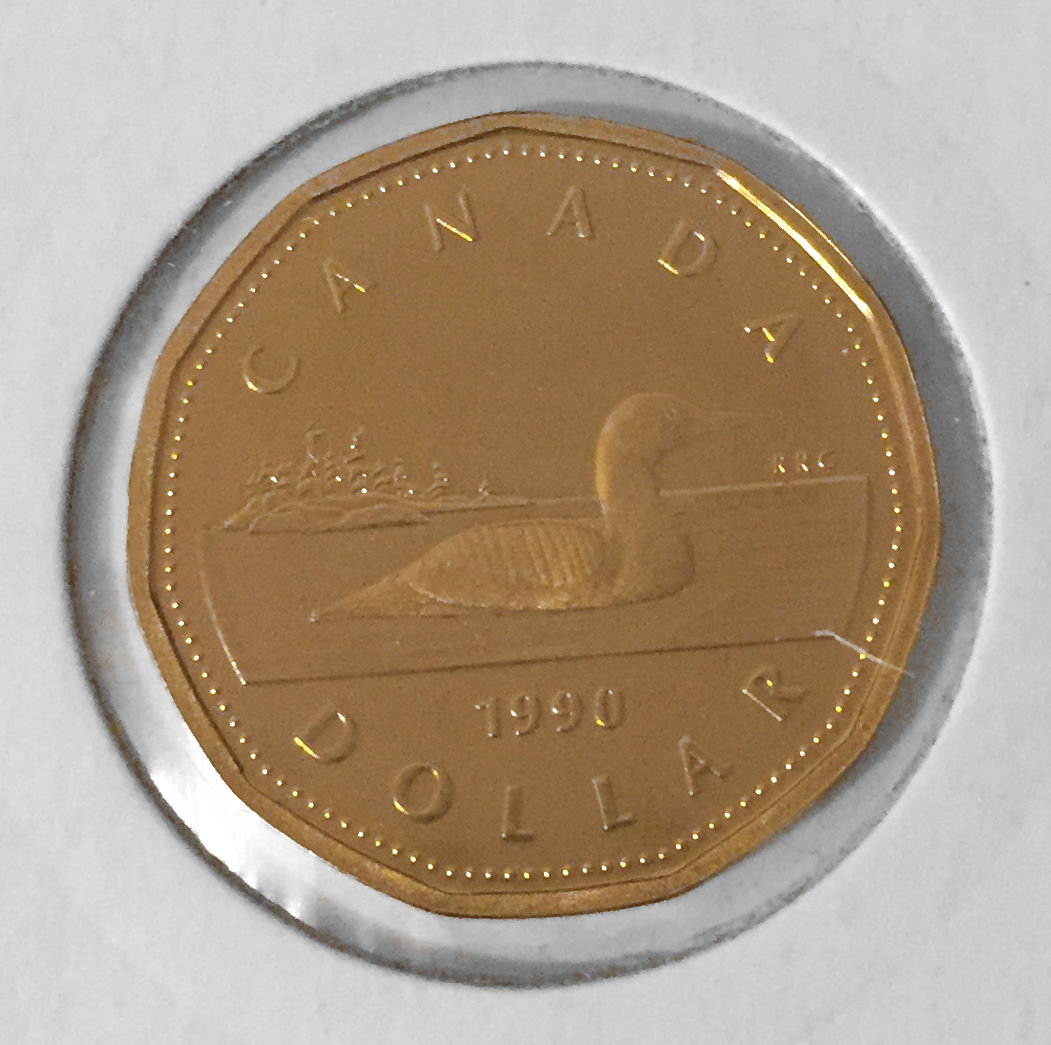 1990 Canada $1 1-dollar Proof