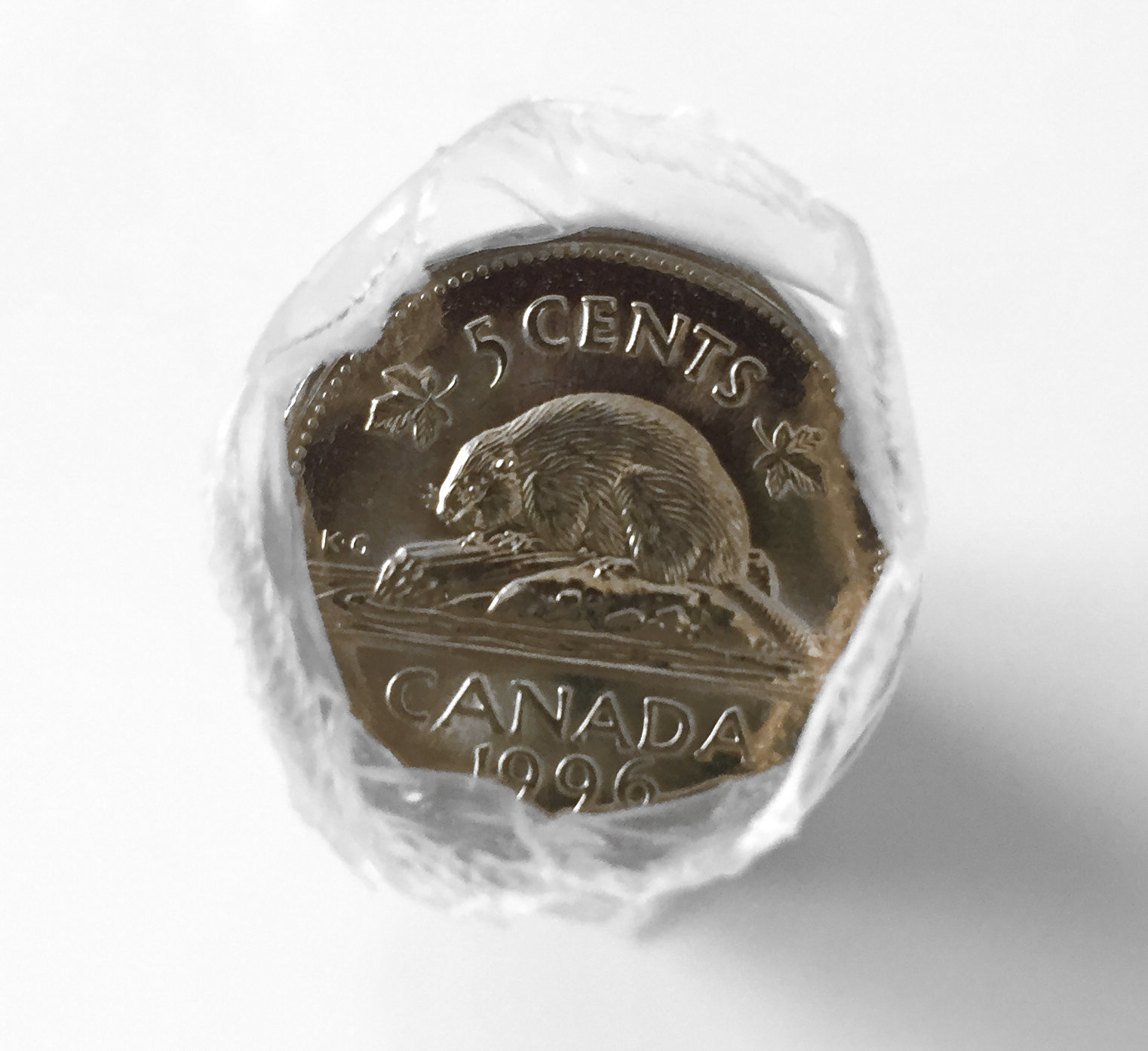 1996 Canada 5-cent Original Roll **SCARCE**