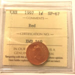 1997 Canada 1-Cent ICCS SP67 RED