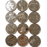 1999 Canada 25-cent - Millenium Series - BU Set of 12 Coins