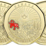 2021 Canada $1 1-dollar BU 125th Anniversary Klondike - Set of 2 Coins - Color & NC