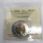 2000 Canada 2-dollar $2 Knowledge ICCS MS65