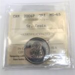 2004P-St. Croix Canada 25-Cent ICCS MS-65