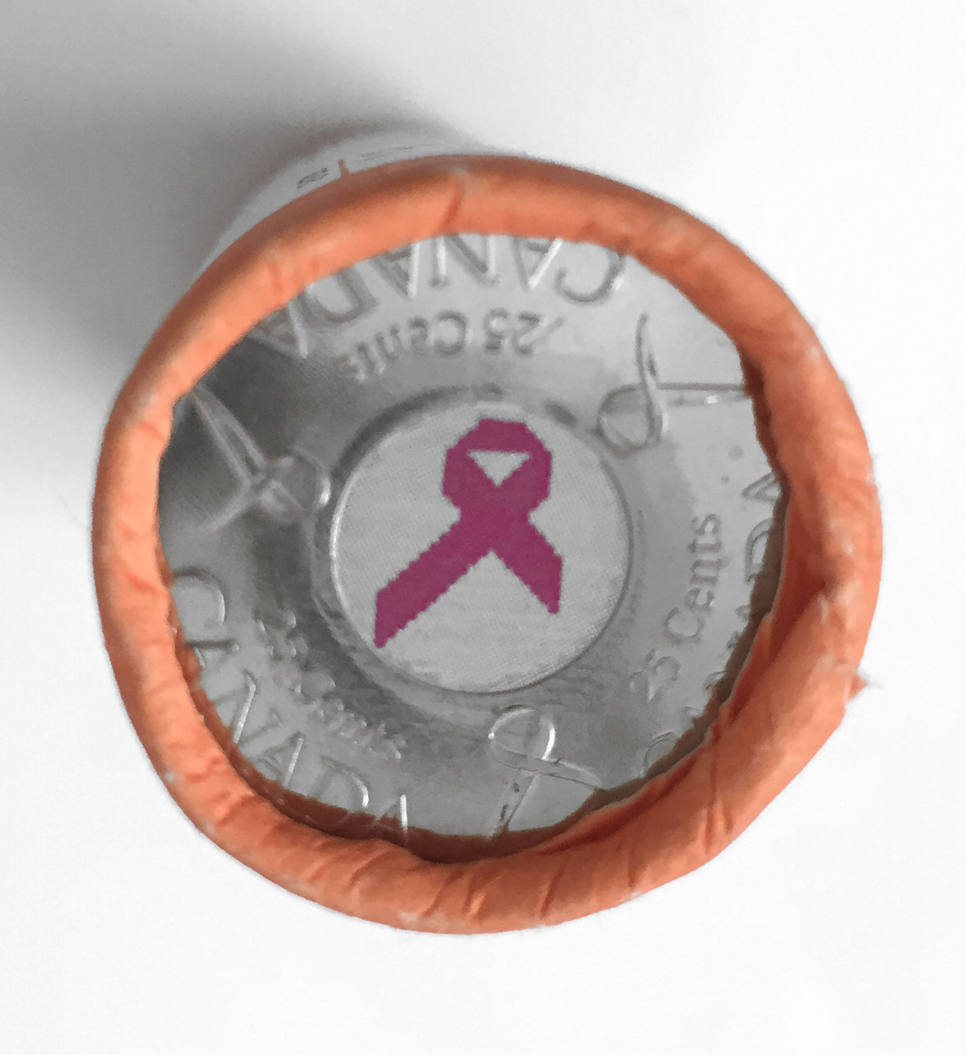 2006-P Canada 25-cent Original Roll - Pink Ribbon