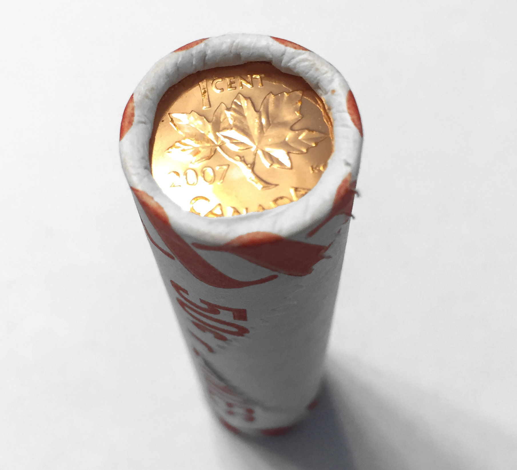 2007 Canada 1-Cent Original Roll - Paper Wrap