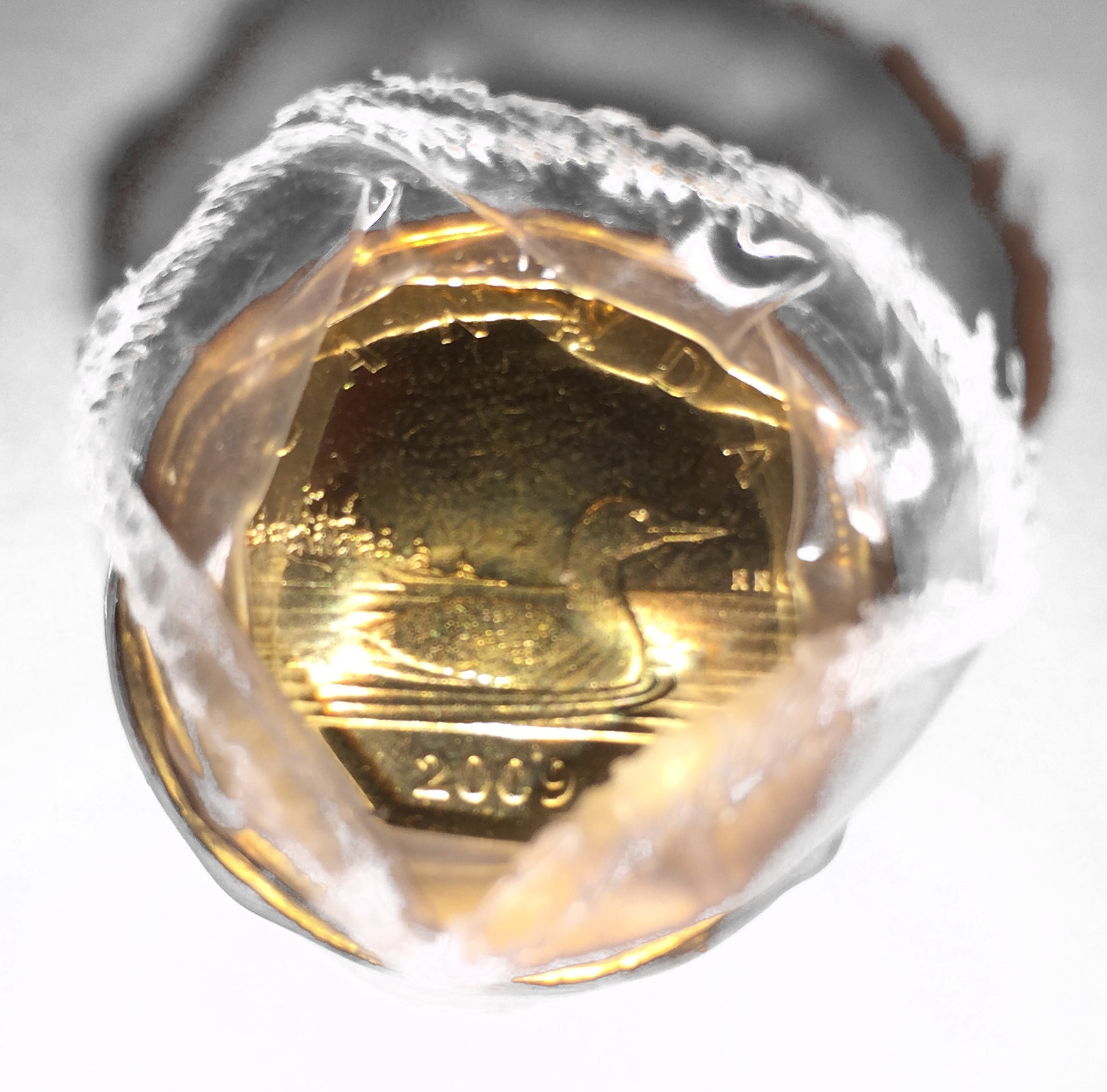 2009 Canada $1 1-dollar Loon Original Roll