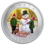 2013 Canada 50c Snowman Lenticular Coin