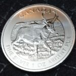 2013 Canada $5 Pronghorn Antelope 1oz Pure Silver Coin