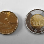 2013 Canada $2 2-dollar BU Polar Bear & 1-dollar BU Loon Set of 2 Coins