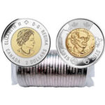 2015 Canada $2 2-dollar Original Roll - John A. MacDonald