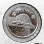 2016 Canada 5-cent BU - Missing Rim Denticles